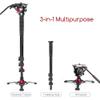 MTT705II AL Portable Photography Aluminium Alloy Hydraulic Ballhead Unipod Monopod for DSLR Camera view 3