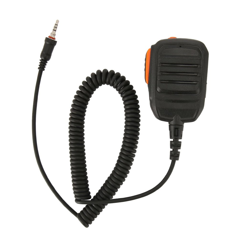 ASHATA Talkie Handheld Speaker Mic, Talkie Handheld Speaker for ICOM, Mic Professional Waterproof 2 Way Radio Microphone for ICOM IC M33 IC M35 M33 M25, ASHATAzin8er02ux