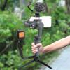 LKOOFHNM DSLR Camera L-Bracket Video Handle Grip Light with Cold Shoe Mount 1/4 Adapter for Smooth 4 Mobile 3 Camera Bracket Mount for Adapter view 4
