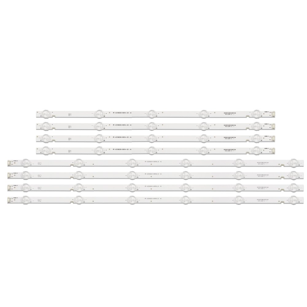 UFDIPLMY 8pcs/Set LED Strip Compatible with LG 55" TV 55UJ6200 55UJ6300 PTV55U21 RF-AZ550E30-0501A-12 RF-AZ550E30-0601B-12 SDL550WY LD0-910 55E388G (Size : 10 Set 80pcs)