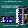 3500W/4000W/4500W/5500W/6500W/7500W/8500W/10000W Power Inverter Pure Sine Wave Inverter 12V/24V/48V/60V/72V DC to 110V/220V-240V AC,Car Power Inverter with Dual AC Outlets,for Home,Camping (Color : 6 view 3