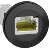 Schneider Electric - XB5PRJ45 - Modular Connector, RJ45 Plug, 1 x 1 (Port), 8P8C, IP20, Panel Mount view 1