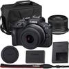 Canon EOS R100 Mirrorless Camera RF-S 18-45mm f/4.5-6.3 is STM Lens Kit Shoulder Bag, Black view 1