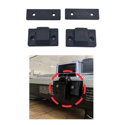 EMALPE 2 Pack Technics Replacement Hinge Mount Plates for SL-1200/1210 Turntables (Blacks)