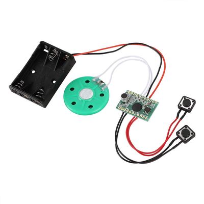 Recordable Voice Module, 60 Second Recording Audio Chip, DIY Greeting Card Voice Recording Module