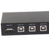 BaotyJie USB 2.0 Manual Sharing Switcher Peripheral Selector 4 Port HUB for Printer view 3