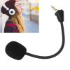 Detachable Game Microphone Replacement Plug and Play with Noise Reduction, Mic X 3.5Mm Plated Plug, and Flexible Arm, Compatible, Mic X with Noise Reduction, 3.5Mm Plated Plug, and Flexible Arm, view 2