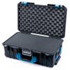 Black Pelican Air 1535 Carry-on Case - With Pick & Pluck Foam - Blue Handles & Latches. view 4