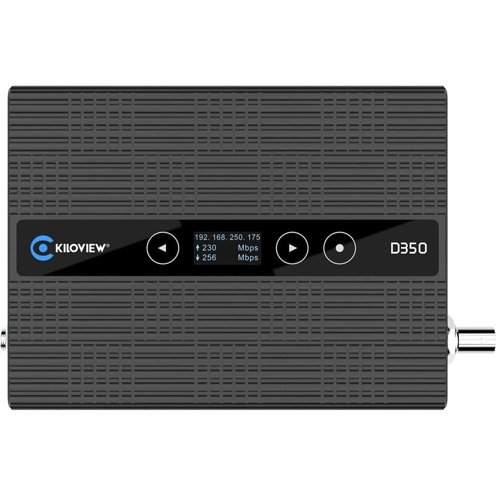 Kiloview D350 9-Channel 4K UHD H.265/H.264 IP to HDMI/SDI Video Decoder