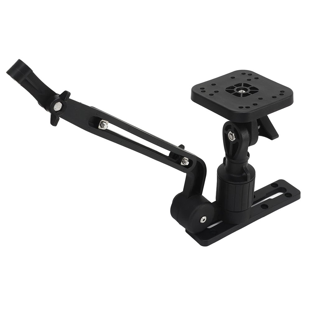 Fish Finder Base Kit Nylon and Stainless Steel with Greater Clamping Force Transducer Mounting Arm for Fishfinder Kayak DIY Fish Finder and Other Accessories Installation Fixed