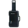 ColorCase Pelican Air 1535 Carry-on Case Black - Medium Size Waterproof Case with Gray Padded Microfiber Dividers & Mesh Lid Organizer - OD Green Handles & Latches view 3