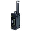 ColorCase Pelican Air 1535 Carry-on Case Black - Medium Size Waterproof Case with Gray Padded Microfiber Dividers & Mesh Lid Organizer - OD Green Handles & Latches view 4
