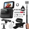 Insta360 GO 3S 128GB  Waterproof Tiny Mighty Action Camera with 4K 3840x2160 Video & 4000x3000 Photo, FlowState Stabilization, AI Editing, Action Pod| (128GB Black+Bike+Selfie Stick(Bike Bundle)) view 1