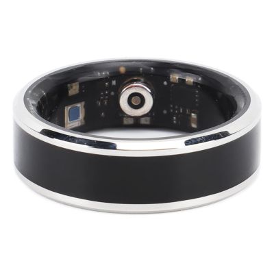 Dpofirs Smart Finger Ring, Sleep Monitor Ring, Multifunctional Stylish Long Standby for Sports (Size 10)