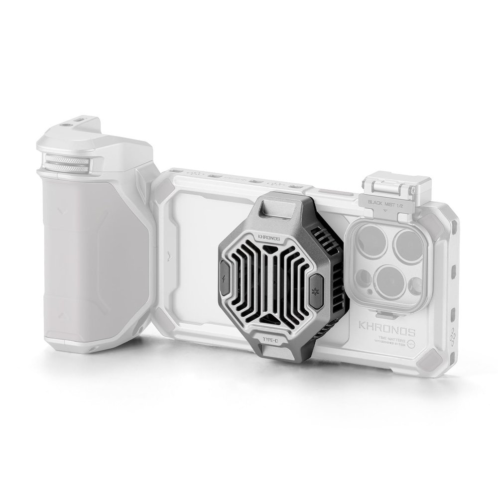 Tilta Khronos Cooling System (Titanium White) - Rapid Heat Dissipation | Military-Grade Magnetic Core | Compact | Lightweight