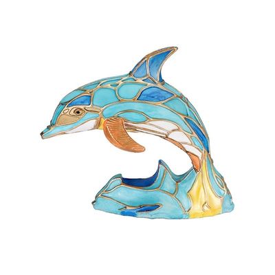 Jesscasday Elegant Colored Glass Animal Decoration Stained Table Lamp for Living Room and Bedroom