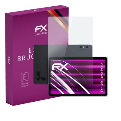 atFoliX Plastic Glass Protective Film compatible with Leia Lume Pad 2, 9H Hybrid-Glass FX Screen Protector