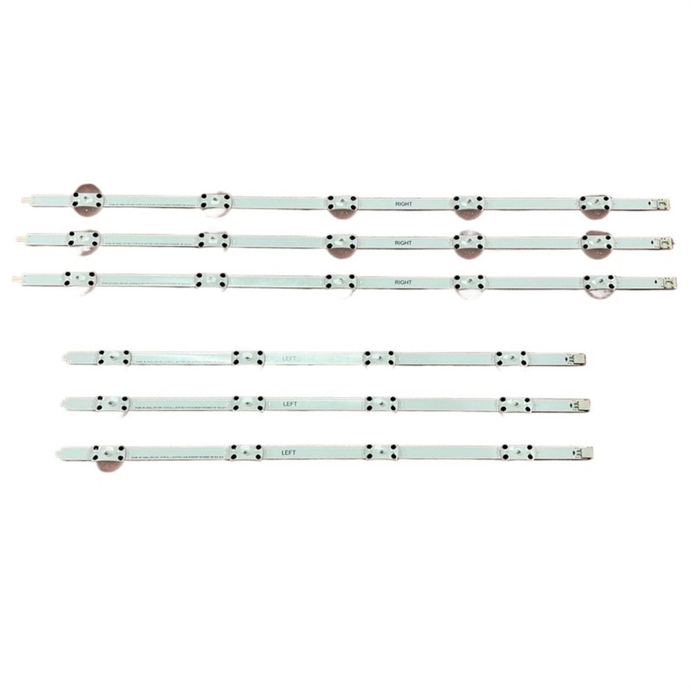UFDIPLMY LED Backlight Strip Compatible with TV B49L8840 B49L8850 A49L8840 B49L8752 49GDU7900 057T49E15C A49L860 49L8860 49GCU7905 49GUB8960 (Color : Kit 6pcs for 1 TV)