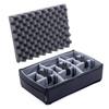 ColorCase Gray Padded Divider Set for The Pelican 1500 Protector case. view 1