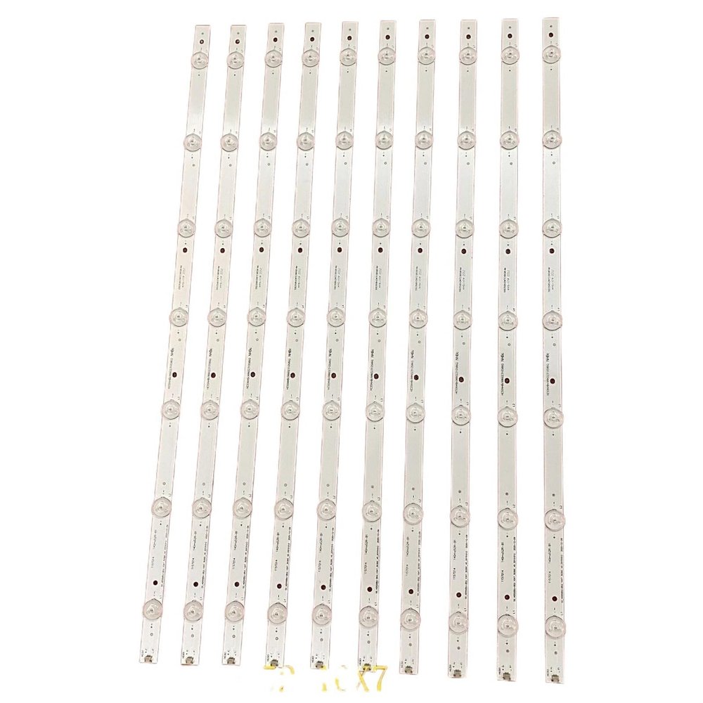 UFDIPLMY 10 PCS/Set 7LED LED Backlight Strip Compatible with TV_55_HD550DU-B52_10X7 H55M3000 H55M3300 55H8C HD550DU-B52S1 (Color : 50pcs for 5 TV)
