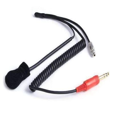 Rugged Radios Helmet Kit with Coil Cord Compatible with 3C NASCAR Wiring
