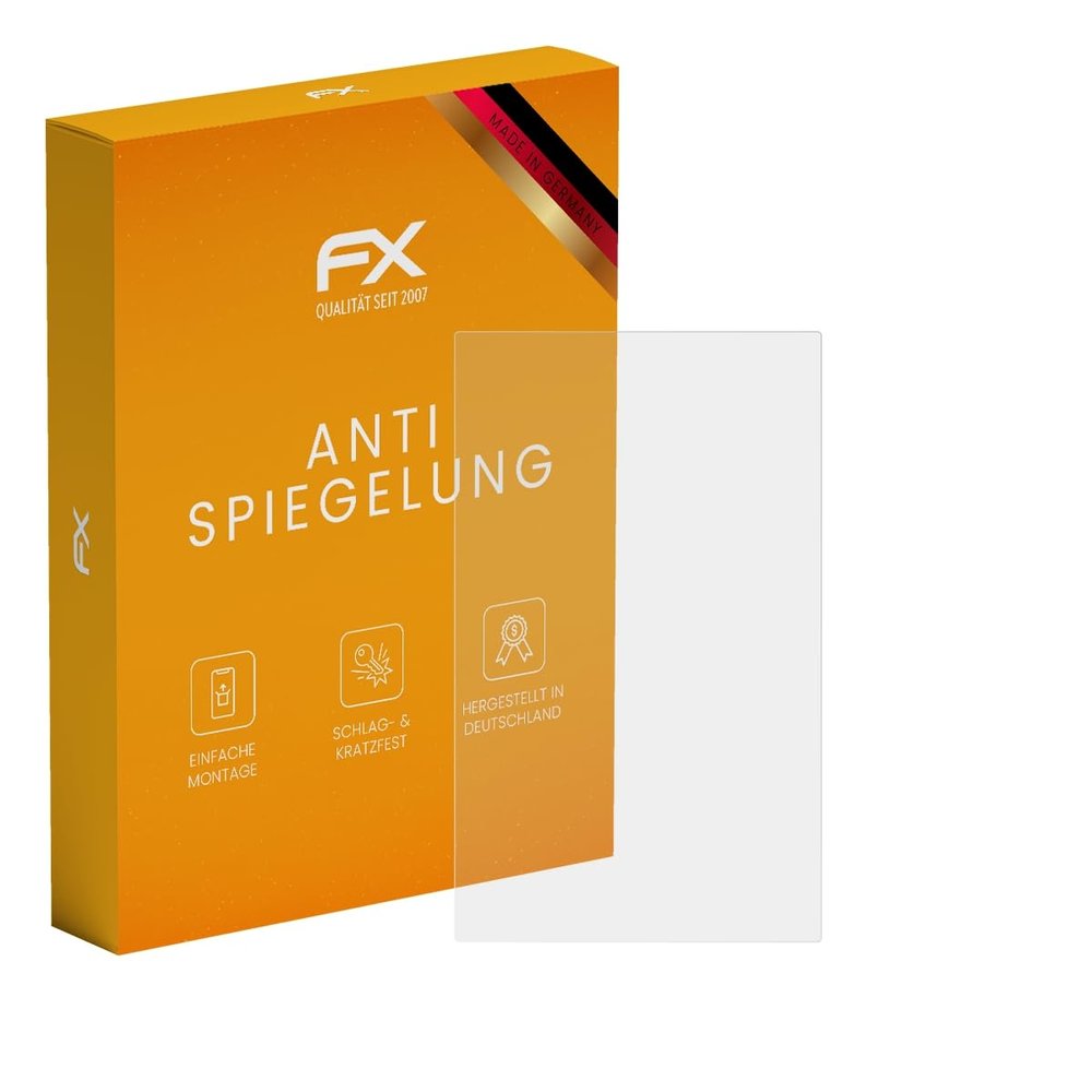 atFoliX Screen Protector compatible with JVC KW-M875BW Screen Protection Film, anti-reflective and shock-absorbing FX Protector Film (3X)