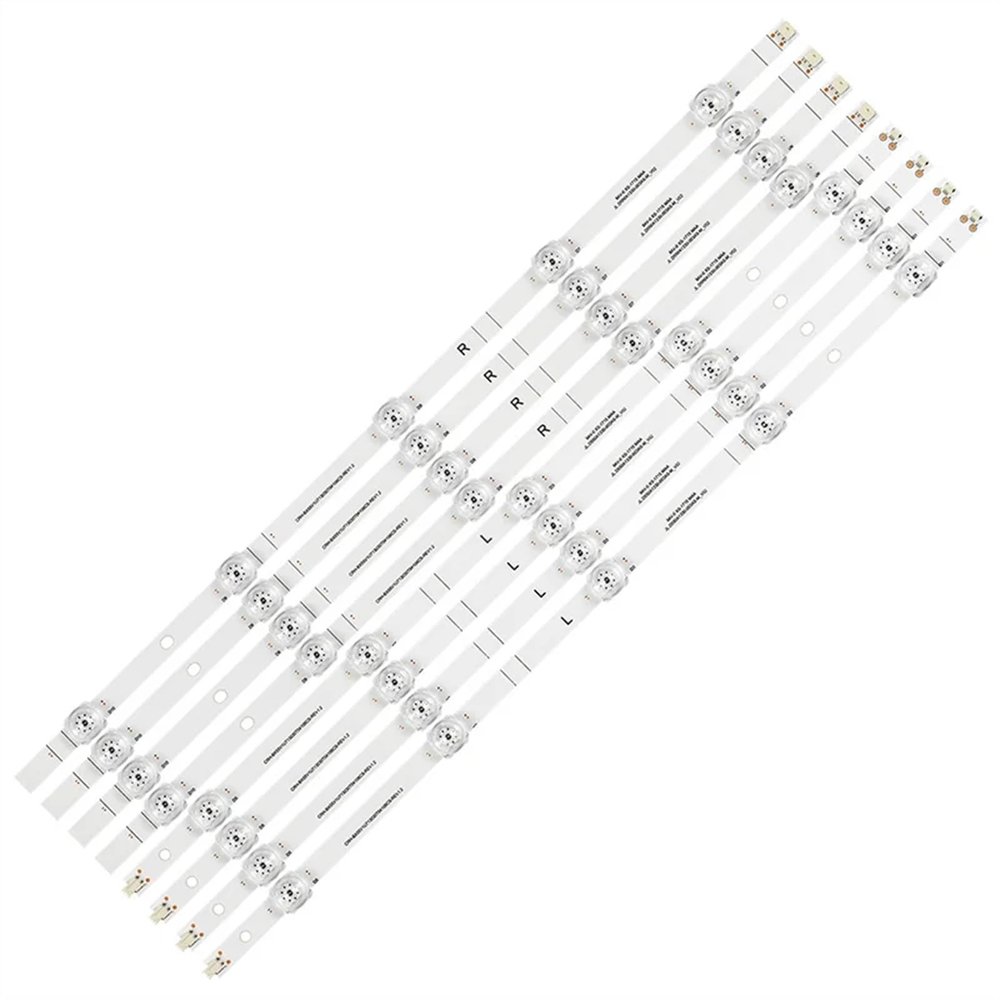 UFDIPLMY 5/8 Kit LED Backlight Strip Compatible with Hisense 55a6gv 55a6g 55a7gv 55a6h 55a65gv 55r6000fm 55r6000gm 55r6090g5 55r6g 55r6070g (Color : 8set 64pcs)