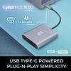 ADESSO USB C to Dual HDMI Adapter, Compact and Portable USB C Adapter, Supports 4K@60Hz and Dual 2K/1080P@60Hz, for MacBook/Lenovo Yoga/Thinkpad, XPS, and More view 3