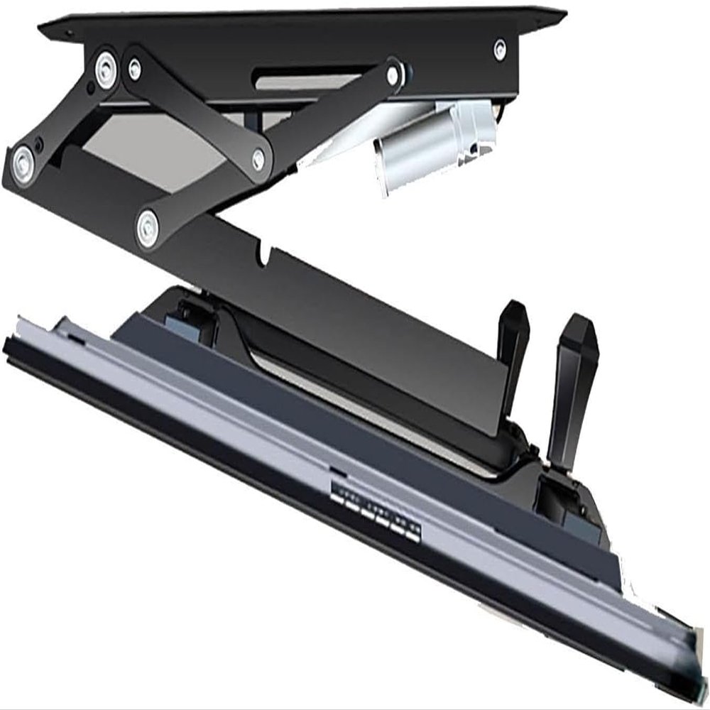 tv Wall Mount,Electric TV Mount - 0-85 Flip Down Motorized Ceiling TV Mount, Hidden Drop Down TV Lift, Telescopic Electric TV Lift with Auto Lifting, Fits 32-70 Inch TVs Motorized (One Color)