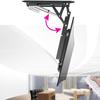 tv Wall Mount,Electric TV Mount - 0-85 Flip Down Motorized Ceiling TV Mount, Hidden Drop Down TV Lift, Telescopic Electric TV Lift with Auto Lifting, Fits 32-70 Inch TVs Motorized (One Color) view 4