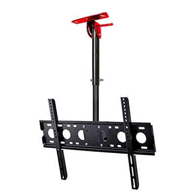 Ceiling TV Mount, Swivel and Tilting Bracket Fits Most 32 to 60" Flat Screen and Curved TVs, Telescopic Height Adjustment (Size : 0.5-1m) ()