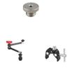CAMVATE 1/4"-20 to 5/8"-11 Threaded Screw + Crab clamp + 11 inch Adjustable Articulating Friction Magic Arm view 1