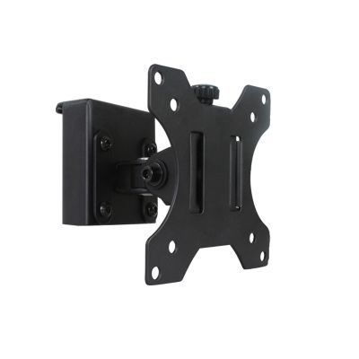 Monitor Arm Single Monitor Stand Wall-Mounted Monitor Stand Mount with Mobile Card Slot 13"-27" Adjustable Monitor Hanger, Holds 4.4 to 14.3 Lbs Monitors Bracket (A)