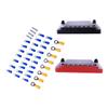 beler 14 Way Red & Black Car Boat Marine Power Distribution Terminal Block Bus Bar view 1