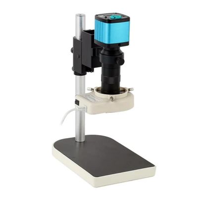 Microscope Accessories Kit 48MP 2K 4K HDMI USB Electronic Digital Video Microscope Camera 130X Zoom C Mount Lens 56 LEDLight For Lab PCB Phone Repair Tools Microscope Slides ( Color : 48MP 4K HDMI USB
