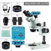 Joebo Microscope Kit 7X-45X 3.5X-270X Simul-Focal Trinocular Stereo Microscope Microscope Lens Adapters (Color : A 3.5-270x) view 2
