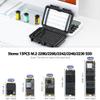 15 Slots + 24 SlotsM.2 2280 2260 2242 2240 2230 Case M.2 NVMe SSD Card Case with Label & Notepaper view 2