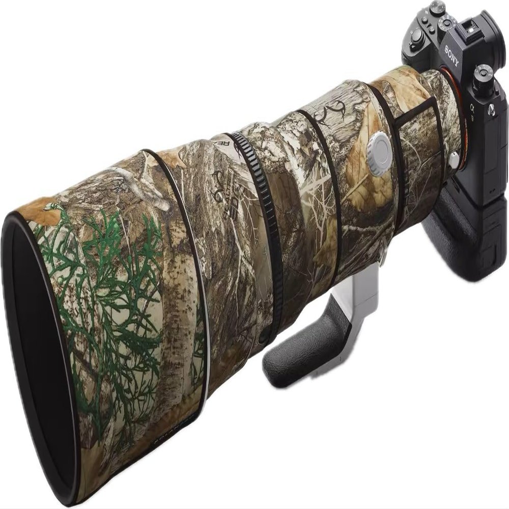 ROLANPRO Camouflage Lens Cover for Sony FE 600mm F/4 GM OSS Raincover Lens Protection Sleeve Case-#27 Jungle Camo Waterproof