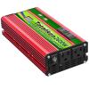 JDOUNFMO 1600W 2600W 3000W Modified Sine Wave Inverter DC12V24V to AC 110V 60HZ Wit Dual USB Ports Car Power Inverter (Color : 12V24V 1600W, Size : 110V 60HZ_USA) view 2