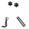 CAMVATE 1/4"-20 Male Thread Screw + Long Cheese Plate + Microphone Screw Adapter 5/8'' Male to 1/4'' Female view 1