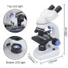 JOEBO Microscope Kit Biological Microscope with Digital Camera Wide-Field Eyepieces 40X-2000X Zoom Binocular Microscopes Microscope Lens Adapters (Color : Option 2) view 3