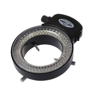 JOEBO Microscope Kit 0-100% Adjustable 144 LED Miniscope Ring Light, for Microscope Microscope Lens Adapters