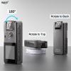 Body Camera 3000mAh, 1296P Camcorder with IR Night Vision, 180 Rotatable Lens and 2 Sturdy Clips, Body Cam with Audio and Video Recording, Ideal for Police Cycle Delivery Home (55GB) view 3