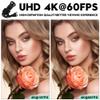 IFWATER High Speed 4K HDMI USB Camera with 60fps Simultaneous USB3.0 and HDMI Output 5-50mm 10X Manual Focus Lens for Close-Up Industrial Applications in Computer Microscopy and Telescopic Imaging view 3