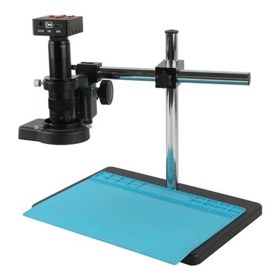Microscope Accessories Kit 4K 1080P 48MP Lab Electronic HDMI USB Video Microscope Camera Zoom 180X 300X 200X 500X 120XC Mount Lens For PCB Soldering Repair Microscope Slides ( Color : B , Size : 120X