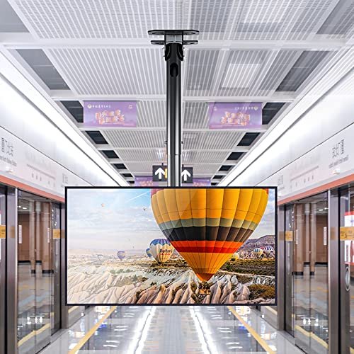 Full Motion 360 Rotation Tilting Ceiling TV Mount, Fits Most 32-75 Inch LCD Flat Screen TVs, Max VESA 600x400mm (Size : 1m) ()