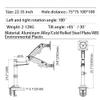 Desktop Lifting Monitor Bracket 22-35 Inch Monitor Stand Computer Mounts Punch-Free Display Stand Display Holds Max VESA 100X100mm view 2