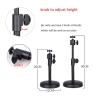 Projector Stand Mounts Mini Projector Desktop Holeder C920 C930 Table Stand Bracket Mount All Direction Height Adjustable Steel Small Projector Bracket view 2