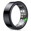 NEWTRENDS Smart Ring, Heart Rate/Sleep/Blood Oxygen Monitoring, Step Count, Wearable Fitness Tracker, APP Bluetooth Connected, IP68 Waterproof, 7 Days Battery Life, Black (Size 10) view 1