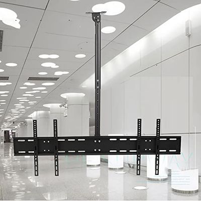Adjustable Ceiling TV Wall Mount Bracket, Hanging Tilt Swivel 360 Rotation Full Motion TV Pole Mount, Fits Most 14-40 Inch TVs (Size : 0.5-1m) ()